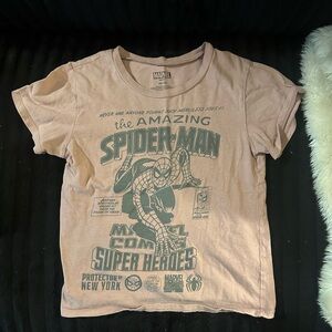 Marvel Spider-Man Comic Heroes T-Shirt - Tan